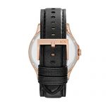 A|X Men's Black Leather Watch AX2129