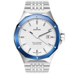 Edox Men's 53005 3BUM AIN Delfin Analog Display Swiss Quartz Silver Watch