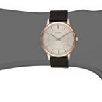 Bulova Men's Stainless Steel Analog-Quartz Watch with Leather Strap
