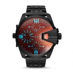 Diesel Men's DZ7373 Uber Chief Black Ip Watch