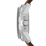 Diesel Men's Master Chief Quartz Stainless Steel and Leather Casual Watch, Color: Silver-Tone