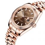 BUREI Men's Quartz Wristwatch Elegant Model Classic Design