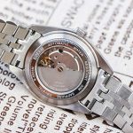 BUREI Mens Luxury Automatic Watch Two Tones Stainless Steel Dress Wrist Watch