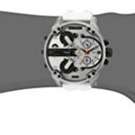 Diesel Men's Mr Daddy 2.0 White Leather and Silicone Watch