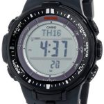 Casio Men's Pro Trek PRW-3000-1CR Tough Solar Triple Sensor Multi-Function Watch
