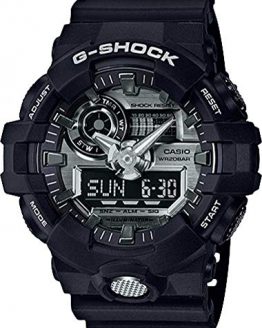 Casio GA710-1A G-Shock Standard Analog-Digital Men's Watch (Black/Silver)