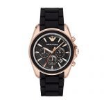 Emporio Armani Men's AR6066 Sport Black Silicone Watch