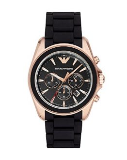 Emporio Armani Men's AR6066 Sport Black Silicone Watch