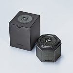 Casio Men's G Shock Stainless Steel Quartz Watch with Resin Strap, Black
