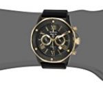 Bulova Men's Stainless Steel Analog-Quartz Watch with Silicone Strap, Black