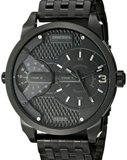 Diesel Men's DZ7316 Mini Daddy Black Stainless Steel Watch