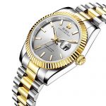Men Watches Luxury Sapphire Crystal Lens with Two Tones