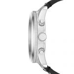 Diesel Men's Rasp Chrono Black Letaher Watch