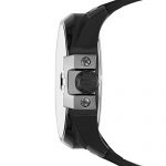 Diesel Men's Uber Chief Black Ip Brown Leather Watch