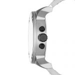 Diesel Men's Mr Daddy 2.0 White Leather and Silicone Watch
