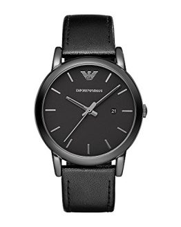 Emporio Armani Men's AR1732 Dress Black Leather Watch