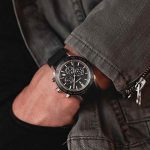 Vincero Luxury Men's Rogue Wrist Watch Black + Rose Gold