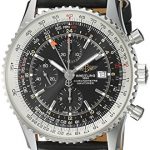 Breitling Men's A2432212/B726BKLT Black Dial Navitimer World Watch