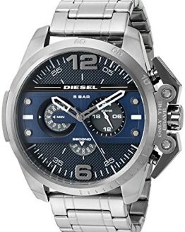 Diesel Men's 'Ironside' Quartz Stainless Steel Watch, Color:Grey (Model: DZ4398)