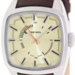 Diesel Scalped Three-Hand Leather - Brown Men's watch #DZ1621