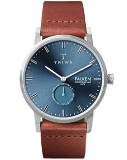TRIWA Falken Men's Minimalist Dress Watch - Luxury Wrist Watches for Men, 38mm