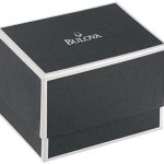 Bulova Men's Silver Diamond Dial Watch 98D103