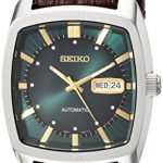 Seiko Men's Recraft Series Automatic Leather Casual Watch (Model: SNKP27)