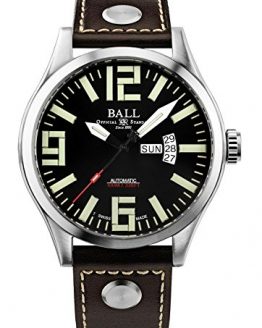 Ball Gents-Wristwatch Engineer Master II Aviator Date Weekday Analog Automatic NM1080C-L14A-BK