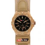 Isobrite ISO314 Valor Series Tan/Black T100 Watch Nylon with Hook and Loop Fastened Band