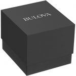 Bulova Men's Stainless Steel Brown Leather Band Dress Watch