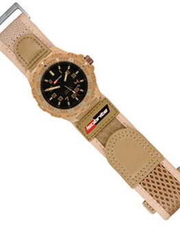 Isobrite ISO314 Valor Series Tan/Black T100 Watch Nylon with Hook and Loop Fastened Band