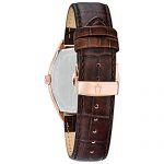 Bulova Tonneau Shaped Rose Gold Dress Watch