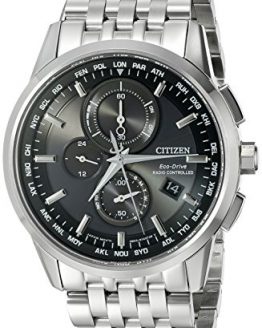 Citizen Men's Eco-Drive World Chronograph Atomic Timekeeping Watch with Perpetual Calendar, AT8110-53E