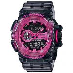 G-Shock Men's G-SHOCK Analog-Digital Watch (One Size, Black/Pink)