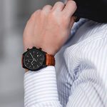 Vincero Luxury Men's Chrono S Wrist Watch Italian Leather Watch Band