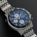 Xezo Men's Air Commando Diver, Pilot Swiss Automatic Valjoux 7750 Chronograph Wrist Watch.