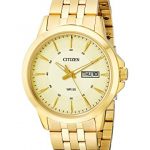 Citizen Men's Quartz Stainless Steel Watch with Day/Date, BF2013-56P