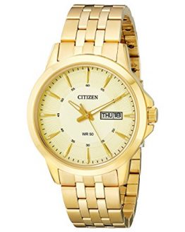 Citizen Men's Quartz Stainless Steel Watch with Day/Date, BF2013-56P