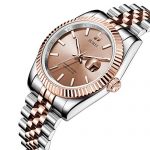 BUREI Men's Mechanical Watch Fashion Sapphire Lens