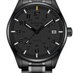 PASOY Men's Self-Luminous Watches Green/Blue Light Up to 25 Years Sapphire Glass