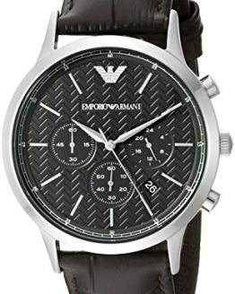 Emporio Armani Men's AR2482 Dress Brown Leather Watch