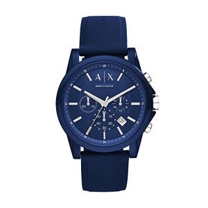 Armani Exchange Men's AX1327 Blue Silicone Watch