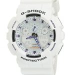 Casio G-Shock GA100A-7A X-Large Men's White Resin Sport Watch