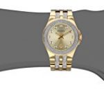 Bulova Men's Swarovski Crystal Gold Tone Watch