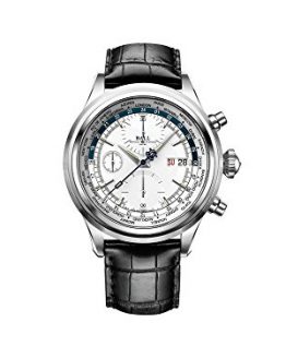 Ball Trainmaster Worldtime Chronograph Automatic Watch, Ball RR1502, White, 42mm