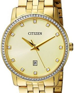 Citizen Men's Quartz Stainless Steel Crystal Accented Watch, BI5032-56P