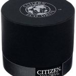 Citizen Eco-Drive Men's Sport Stainless Steel Watch with Leather Band