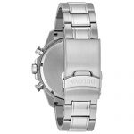 Bulova Men's Quartz Watch with Stainless-Steel Strap, Silver