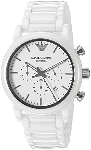 Emporio Armani Men's AR1499 Dress White Quartz Watch Best Offer at ...