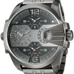 Diesel Men's 'Uber Chief' Quartz Stainless Steel Casual Watch, Color:Grey (Model: DZ7372)